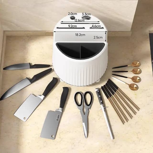 Support de rangement d'ustensiles de cuisine