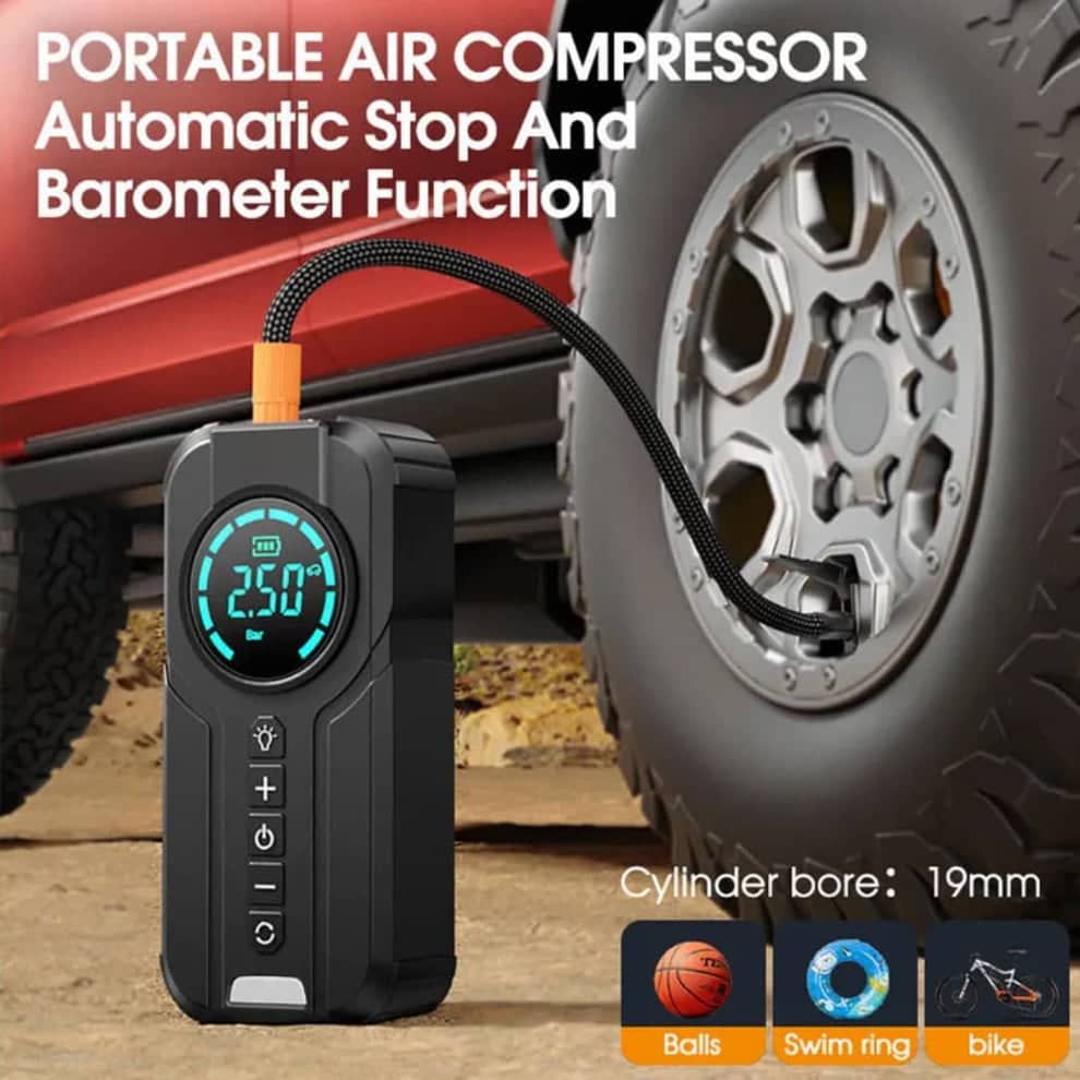 Compresseur de pompe a air portable